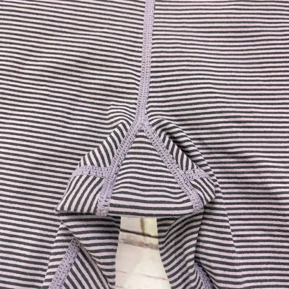 Glyder Striped Cropped Legging White Black Stripe - Picture 2 of 11